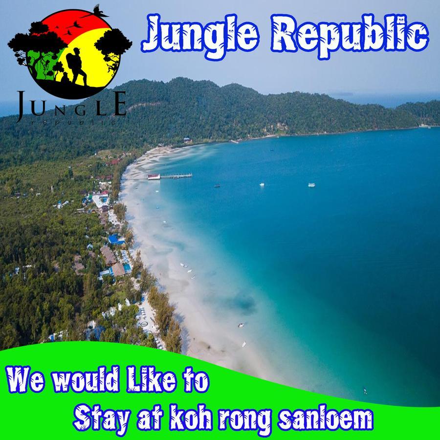 Jungle Republic Vandrerhjem Ko Rong Sanloem Eksteriør bilde